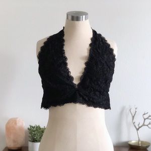 Lace Halter Bralette